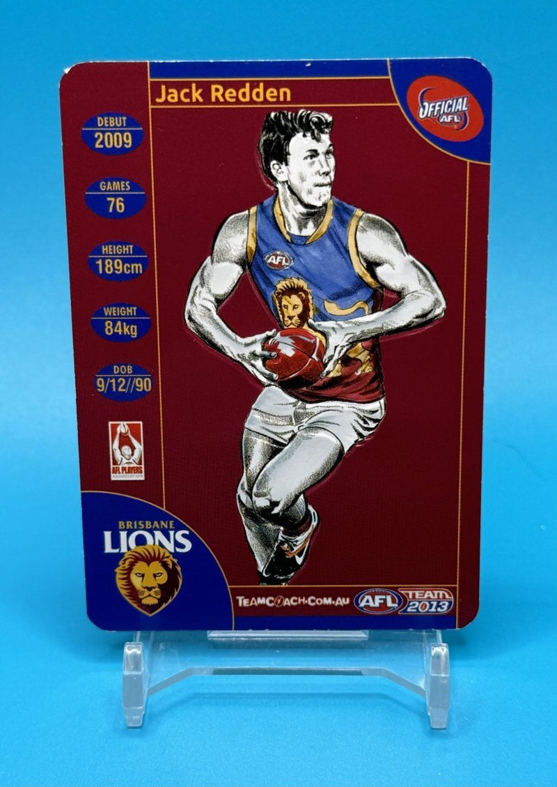 2013 AFL Teamcoach Star Wildcard Jack Redden - EJ Cards