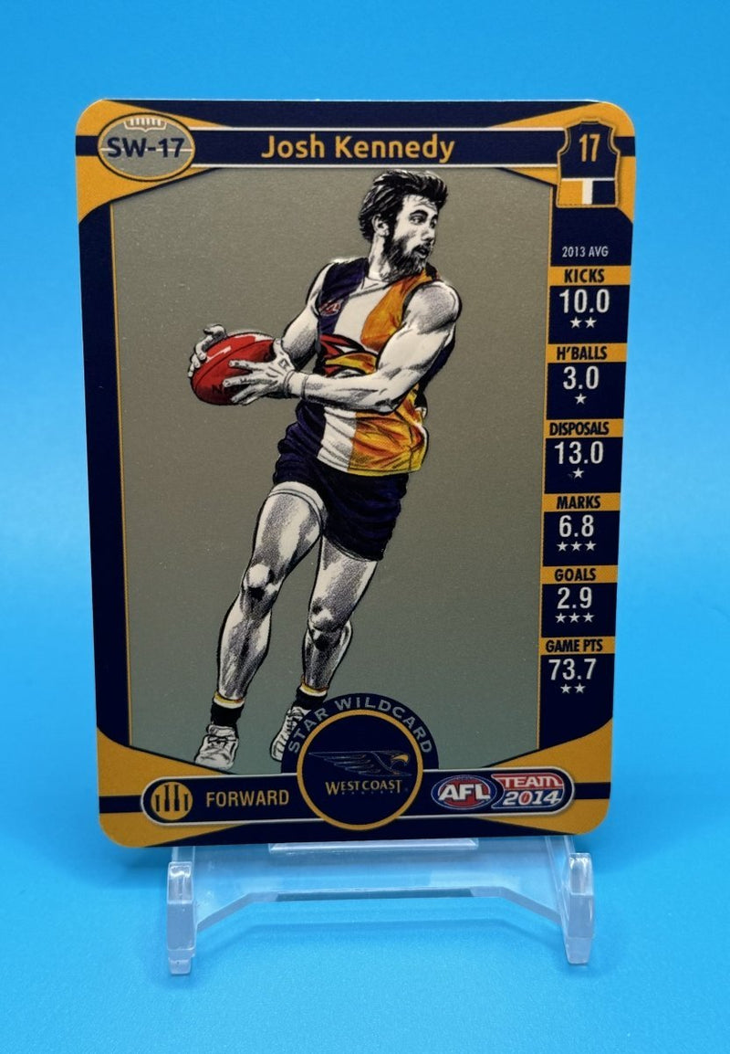 2014 AFL Teamcoach Star Wildcard Josh Kennedy - EJ Cards