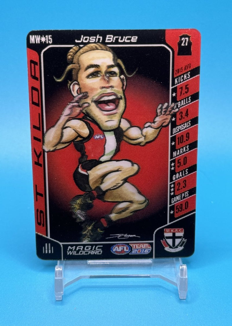 2016 AFL Teamcoach Magic Wildcard Josh Bruce - EJ Cards