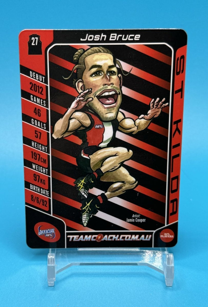 2016 AFL Teamcoach Magic Wildcard Josh Bruce - EJ Cards