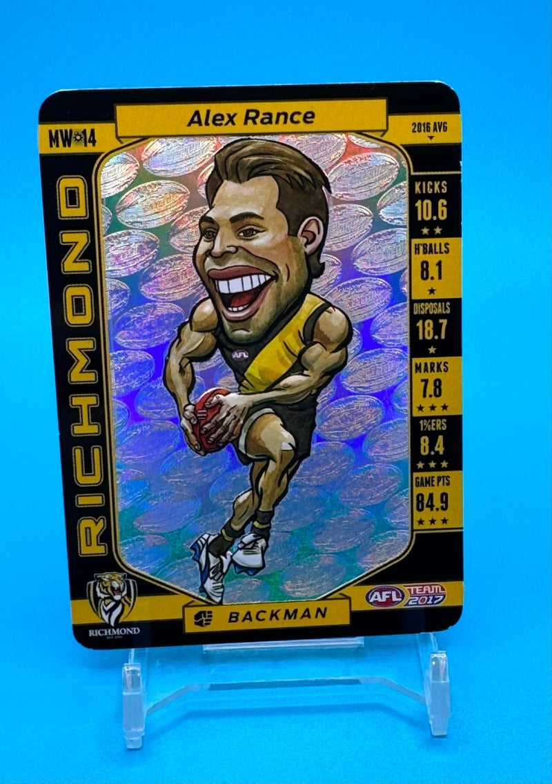2017 AFL Teamcoach Magic Wildcard Alex Rance - EJ Cards