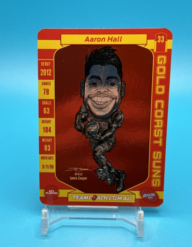 2017 AFL Teamcoach Magic Wildcard Michael Aaron Hall - EJ Cards