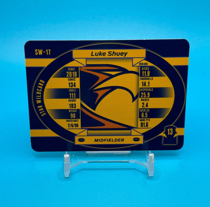 2017 AFL Teamcoach Star Wildcard Luke Shuey - EJ Cards