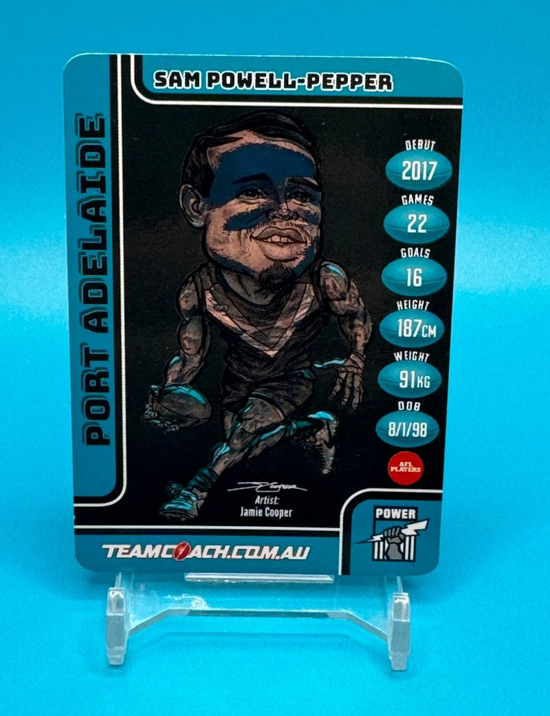 2018 AFL Teamcoach Magic Wildcard Sam Powell Pepper - EJ Cards