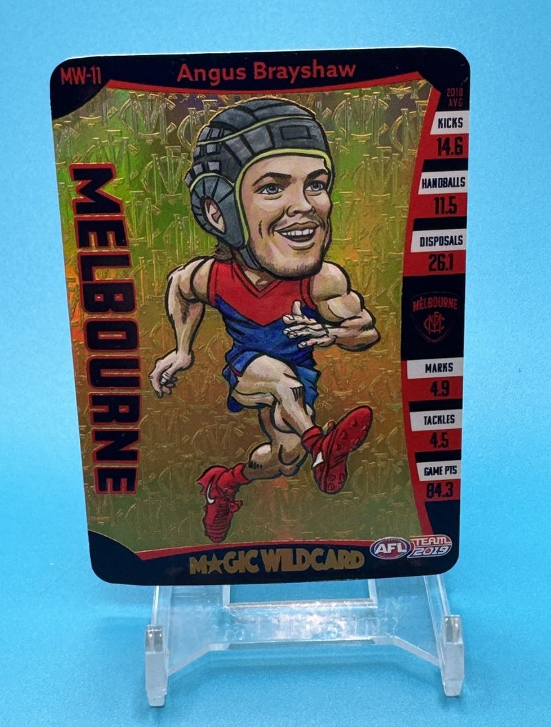 2019 AFL Teamcoach Magic Wildcard Angus Brayshaw - EJ Cards