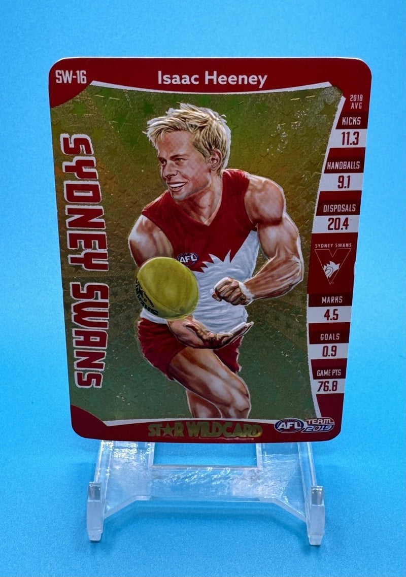 2019 AFL Teamcoach Star Wildcard Isaac Heeney - EJ Cards