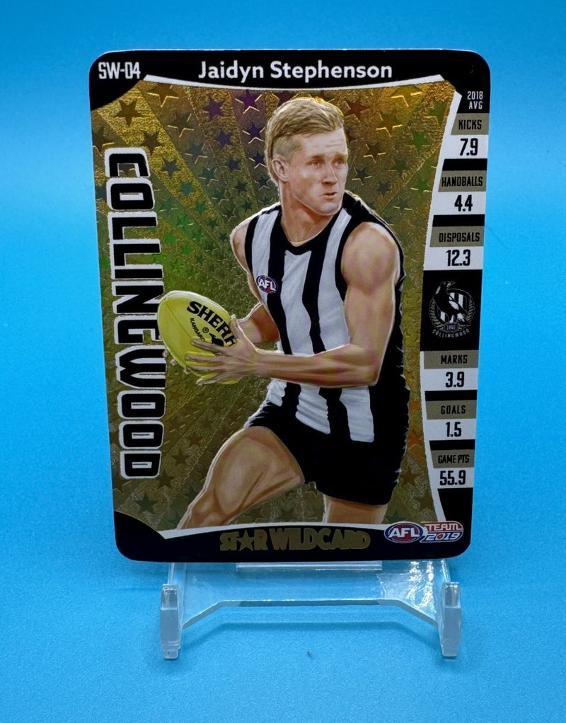 2019 AFL Teamcoach Star Wildcard Jaidyn Stephenson - EJ Cards
