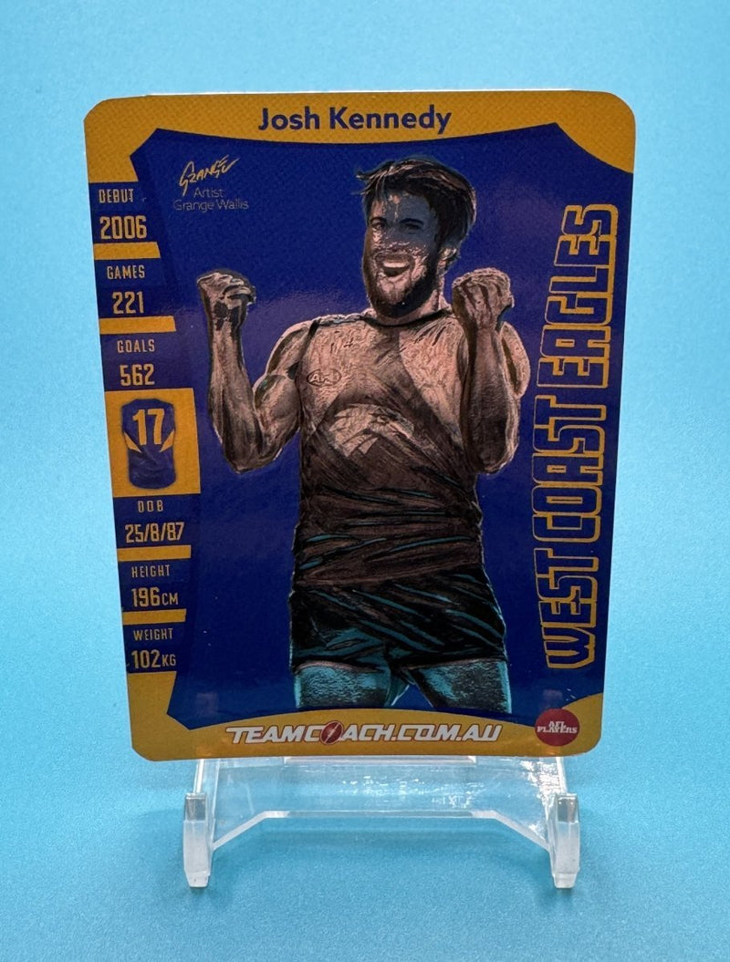 2019 AFL Teamcoach Star Wildcard Josh Kennedy - EJ Cards