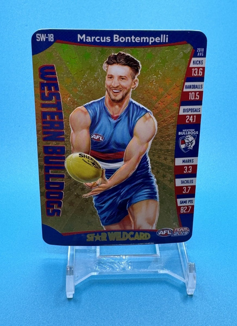 2019 AFL Teamcoach Star Wildcard Marcus Bontempelli - EJ Cards