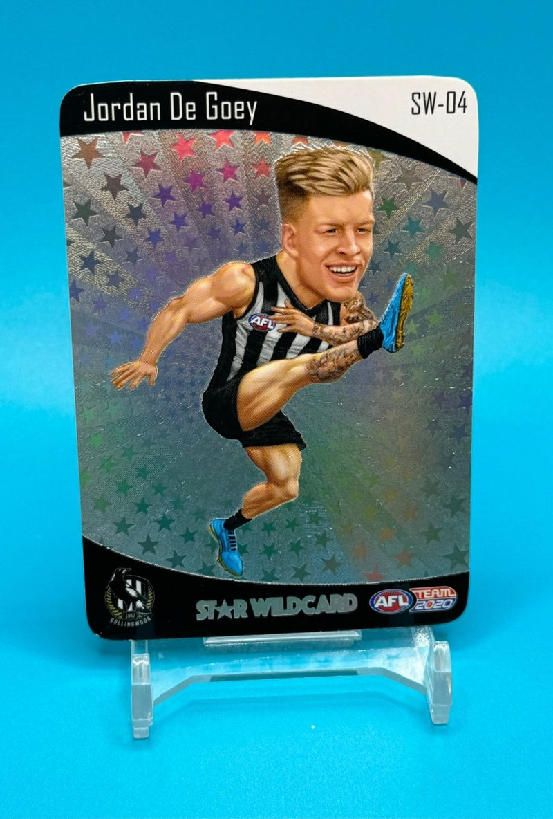 2020 AFL Teamcoach Star Wildcard Jordan De Goey - EJ Cards