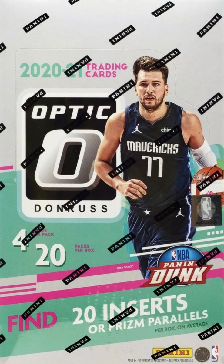 2020/21 Panini Basketball Donruss Optic Retail Box - EJ Cards