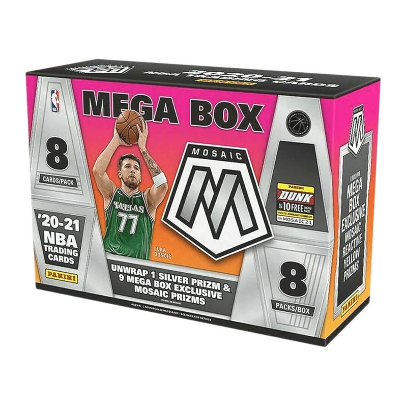2020/21 Panini Basketball Mosaic Mega Box - EJ Cards