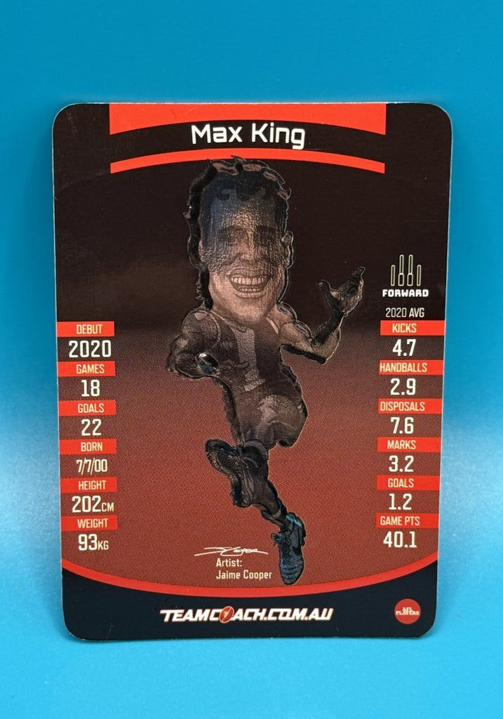 2021 AFL Teamcoach Magic Wildcard Max King - EJ Cards