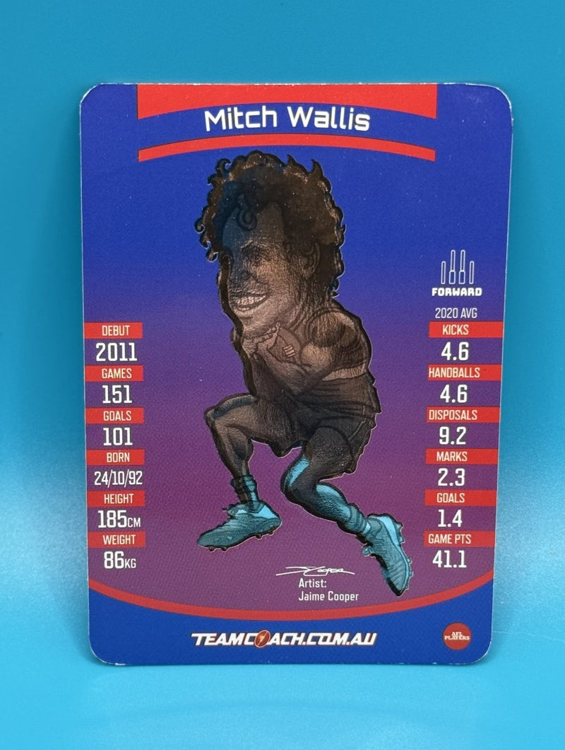 2021 AFL Teamcoach Magic Wildcard Mitch Wallis - EJ Cards
