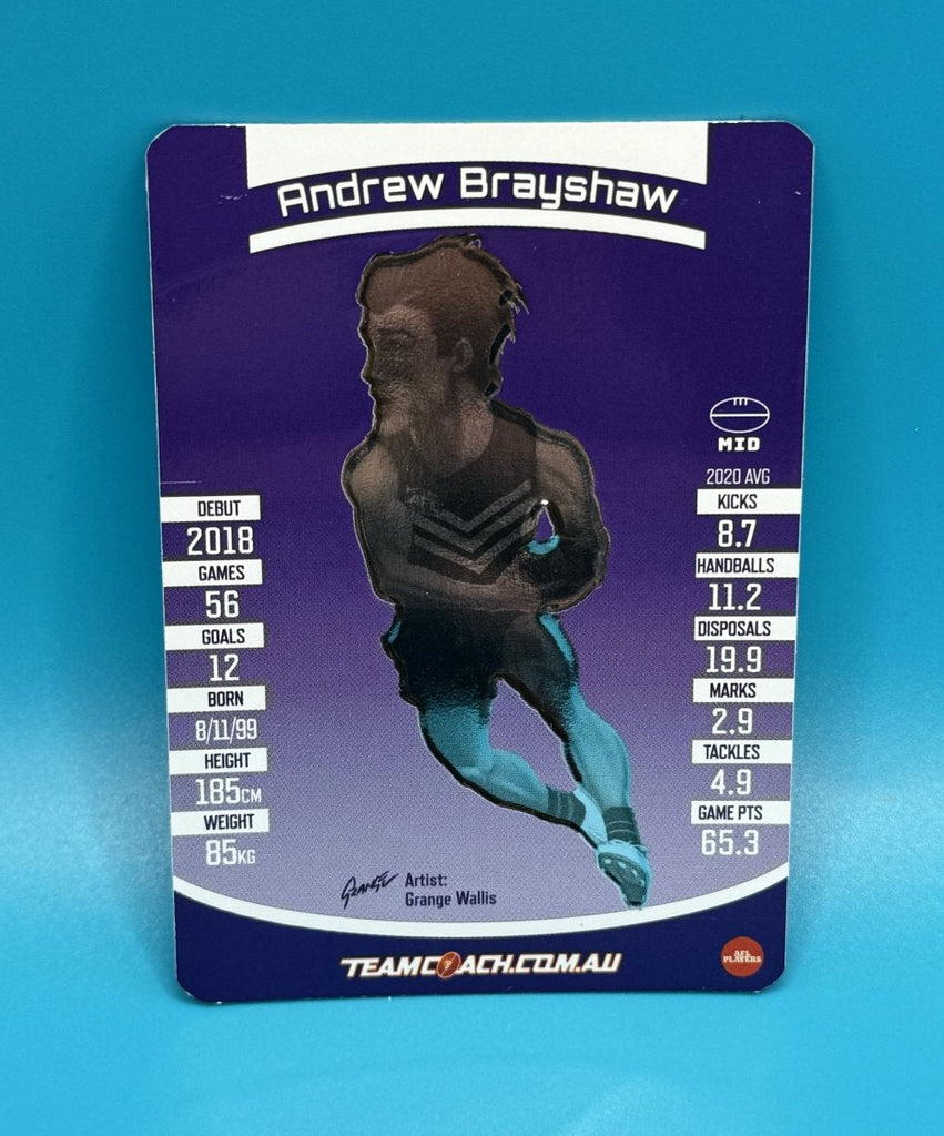 2021 AFL Teamcoach Star Wildcard Andrew Brayshaw - EJ Cards