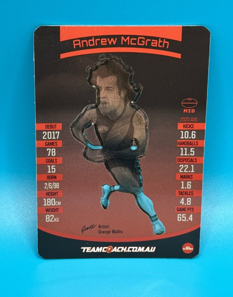 2021 AFL Teamcoach Star Wildcard Andrew McGrath - EJ Cards