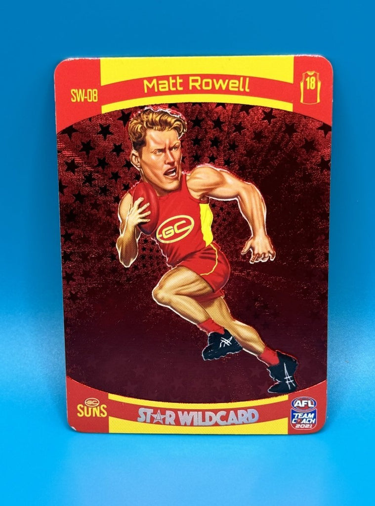 2021 AFL Teamcoach Star Wildcard Matt Rowell - EJ Cards
