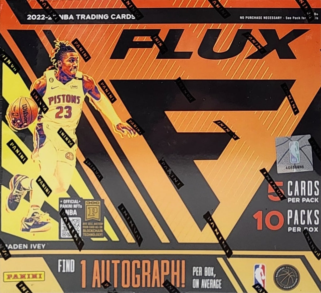 2022-23 Panini Flux (Find 1 Autograph per Box, on Average) 5 Cards per pack, 10 packs per box - EJ Cards