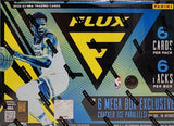 2022-23 Panini Flux Mega Box (6 cards per pack, 6 packs per box) Find 6 Mega Box Exclusive Cracked Ice Parallels per box, on average