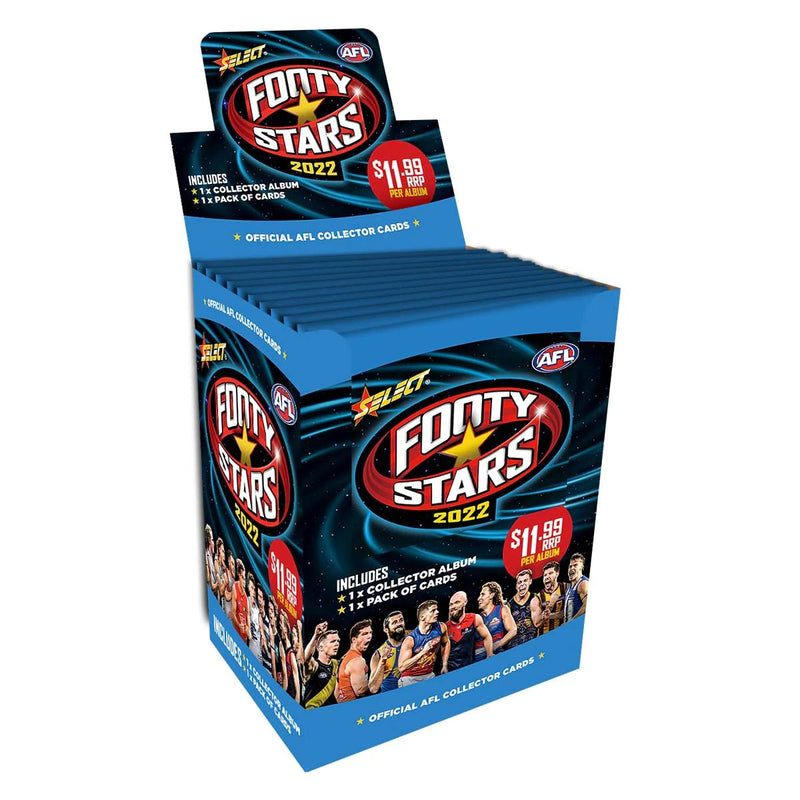 2022 AFL Select Footy Stars Cardboard Album (w.1 pk) - EJ Cards