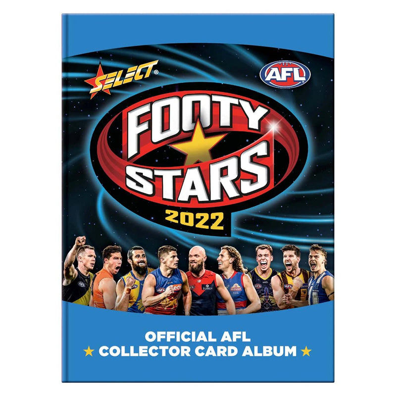 2022 AFL Select Footy Stars Cardboard Album (w.1 pk) - EJ Cards