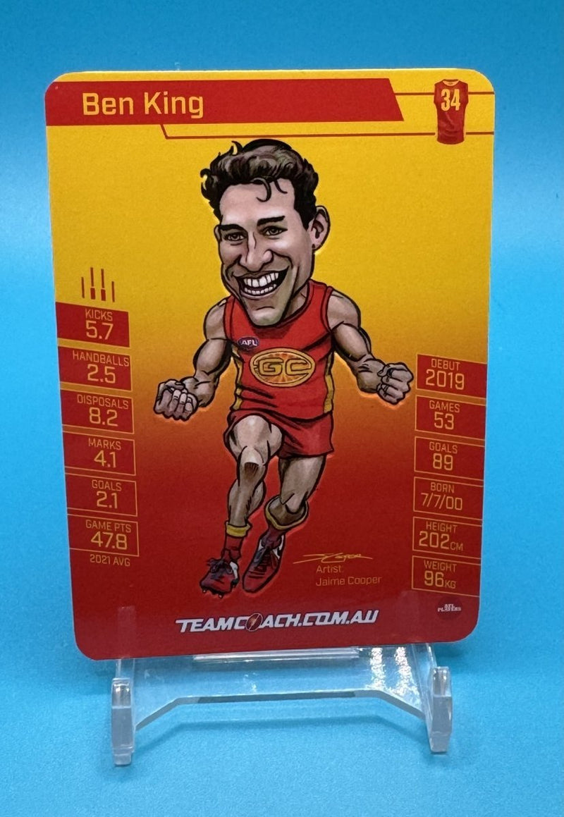 2022 AFL Teamcoach Magic Wildcard Ben King - EJ Cards