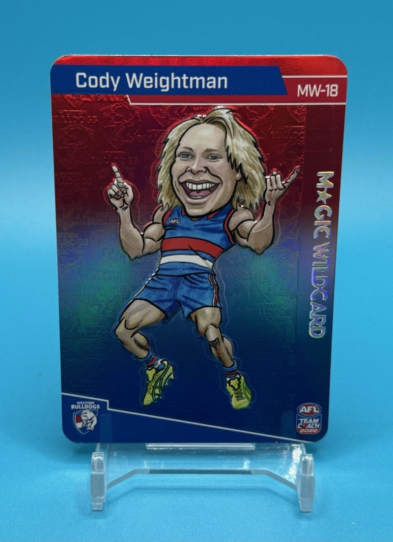 2022 AFL Teamcoach Magic Wildcard Cody Weightman - EJ Cards