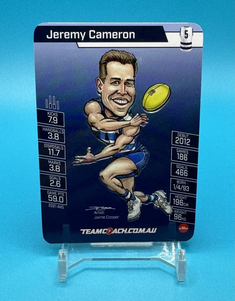2022 AFL Teamcoach Magic Wildcard Jeremy Cameron - EJ Cards