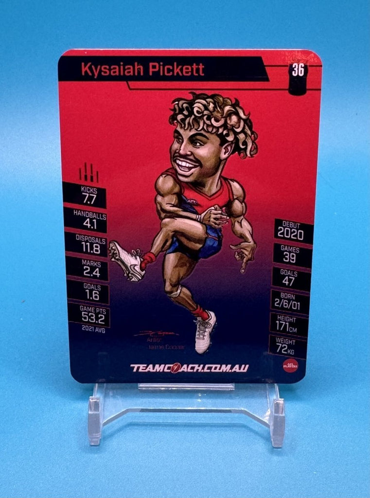 2022 AFL Teamcoach Magic Wildcard Kysaiah Pickett - EJ Cards