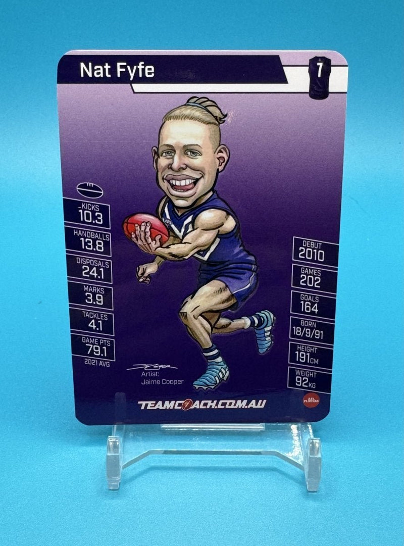2022 AFL Teamcoach Magic Wildcard Nat Fyfe - EJ Cards