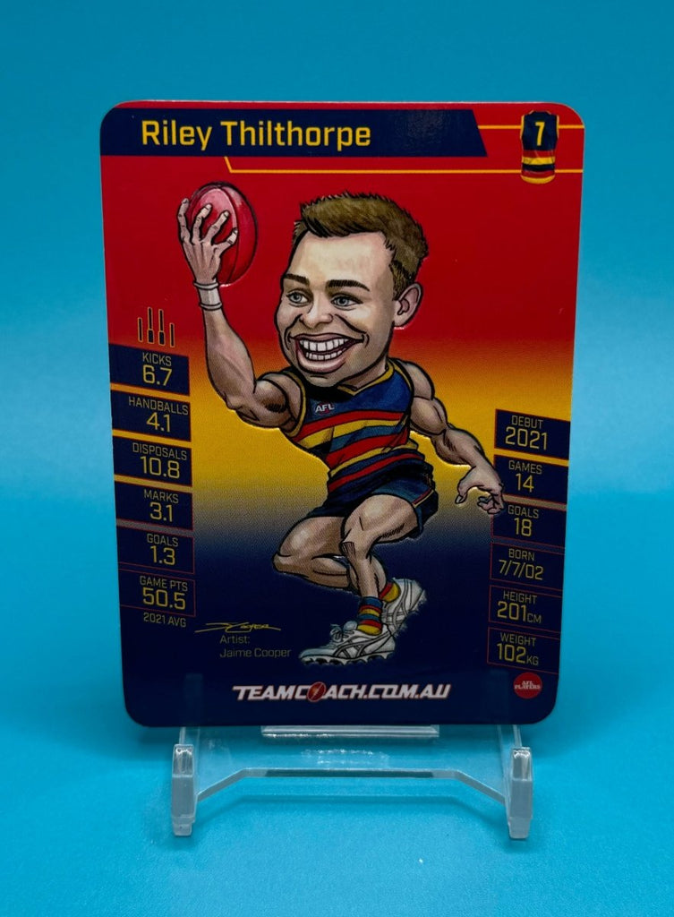 2022 AFL Teamcoach Magic Wildcard Riley Thilthorpe - EJ Cards