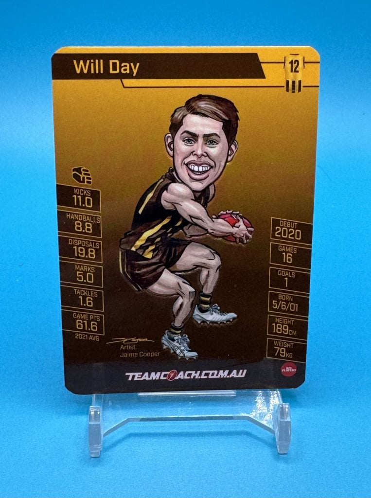 2022 AFL Teamcoach Magic Wildcard Will Day - EJ Cards