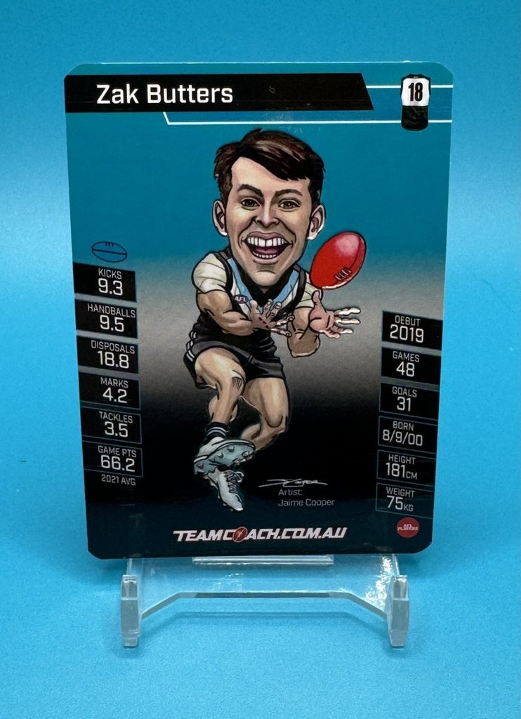 2022 AFL Teamcoach Magic Wildcard Zak Butters - EJ Cards