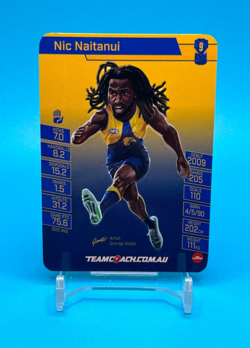 2022 AFL Teamcoach Star Wildcard Nic Naitanui - EJ Cards