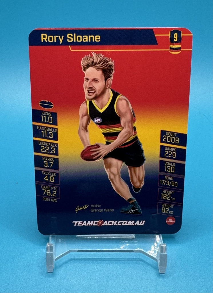 2022 AFL Teamcoach Star Wildcard Rory Sloane - EJ Cards