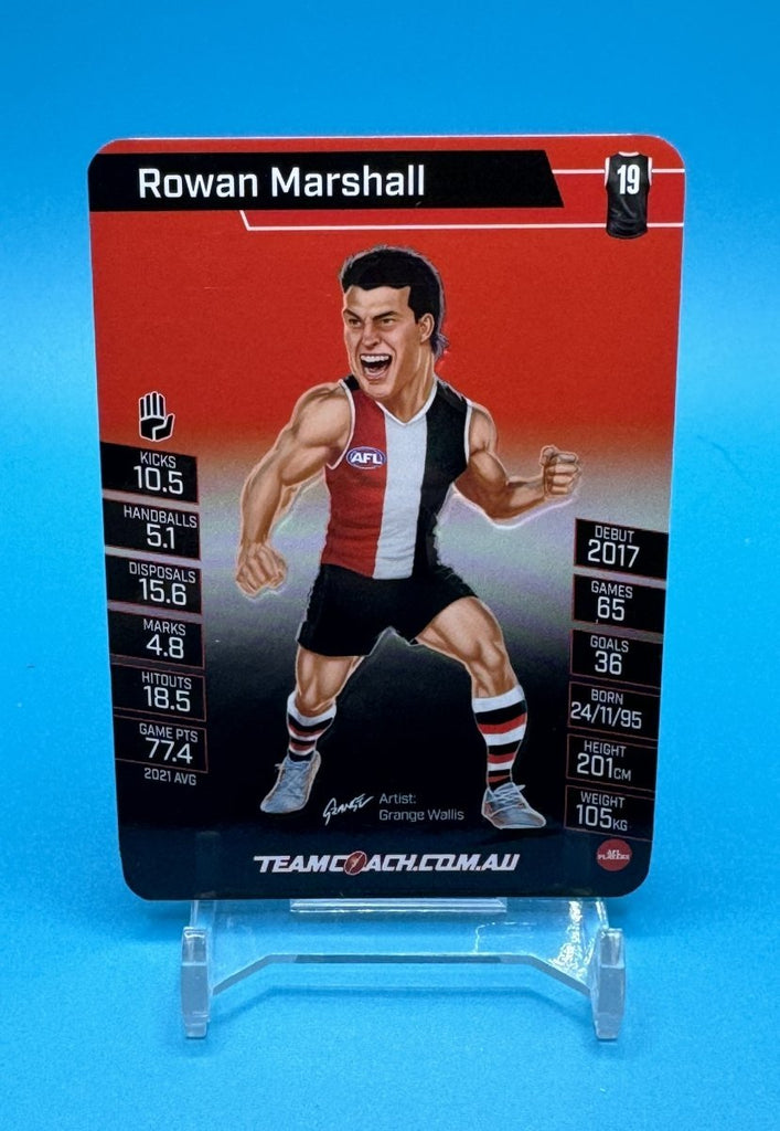 2022 AFL Teamcoach Star Wildcard Rowan Marshall - EJ Cards