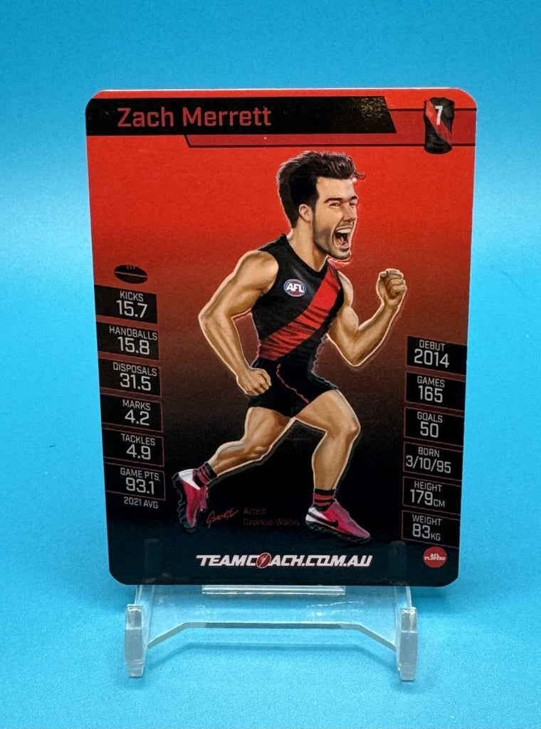 2022 AFL Teamcoach Star Wildcard Zach Merrett - EJ Cards