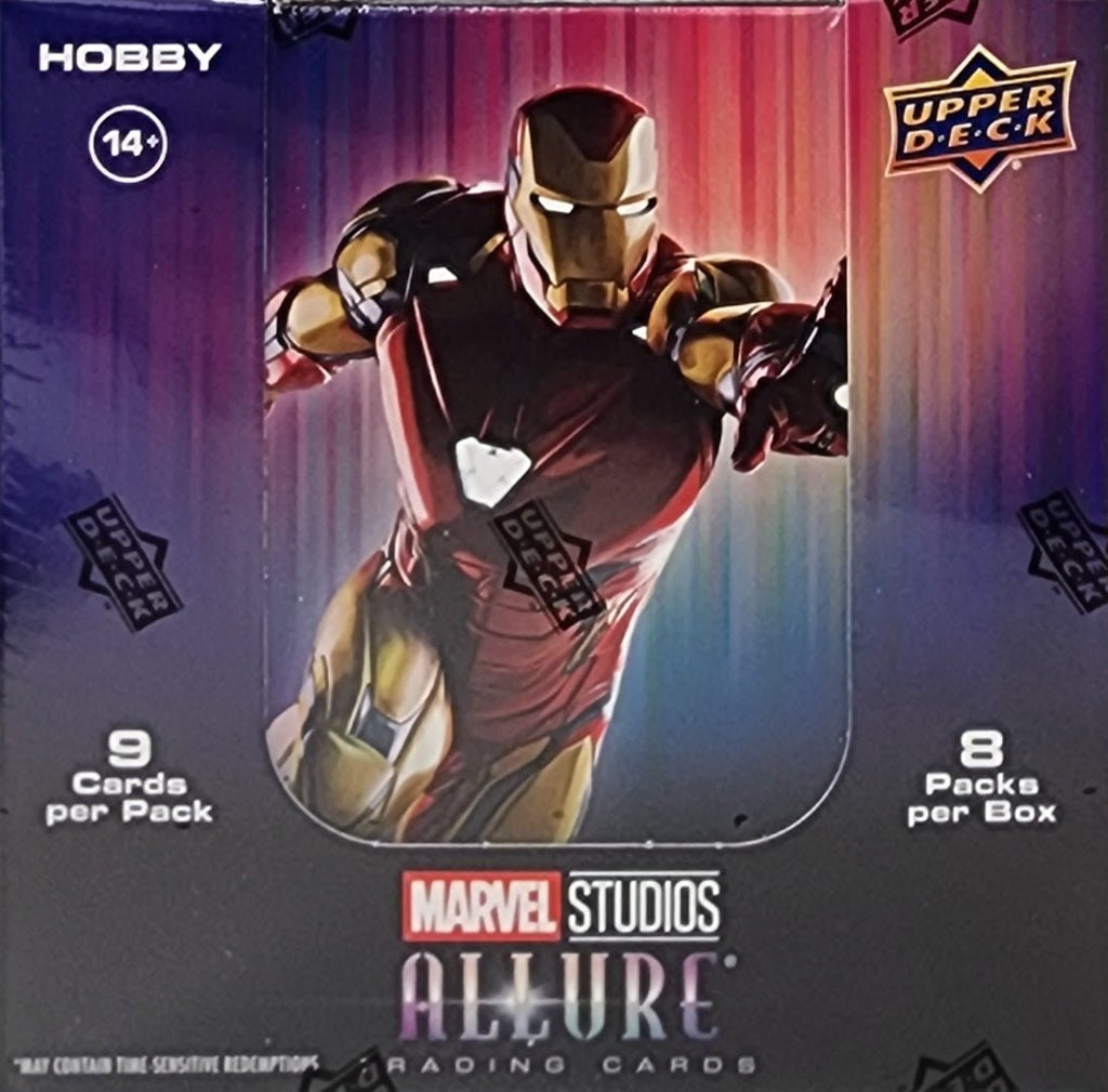2022 Upper Deck Marvel Studios Allure (9 cards per pack, 8 packs per box) Looking for Actor Autographs and Parallels - EJ Cards