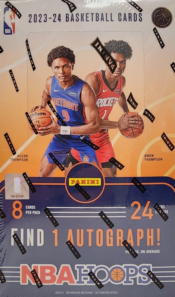 2023-24 NBA Hoops Hobby (8 cards per pack, 24 packs per box) Find 1 Autograph per box, on average - EJ Cards