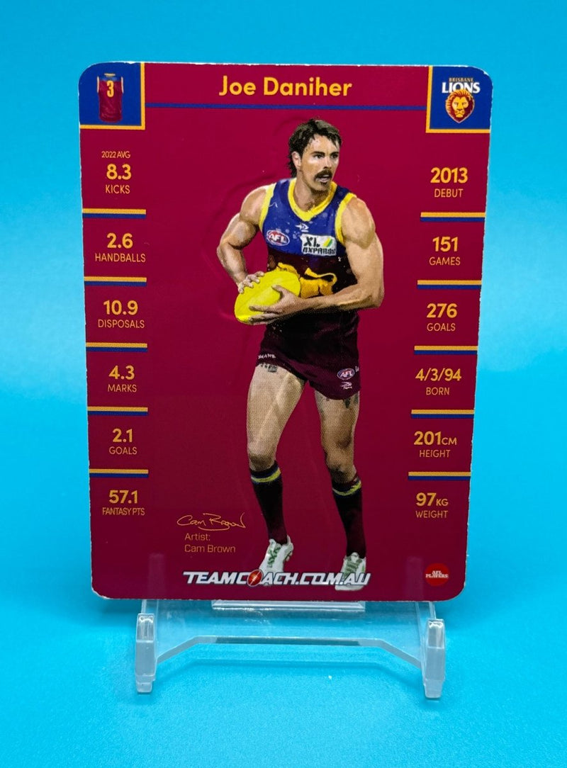 2023 AFL Teamcoach Gallery Wildcard Joe Daniher - EJ Cards