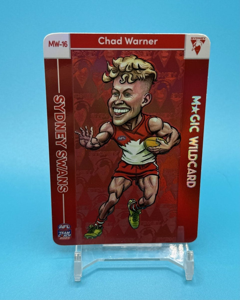 2023 AFL Teamcoach Magic Wildcard Chad Warner - EJ Cards