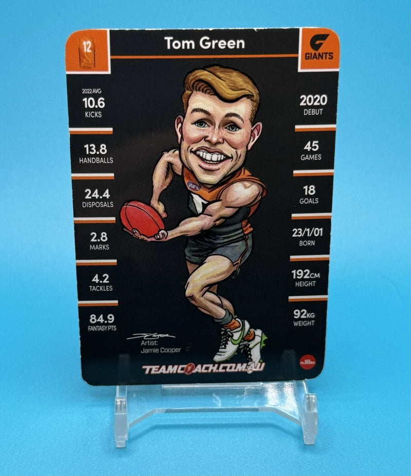 2023 AFL Teamcoach Magic Wildcard Tom Greene - EJ Cards