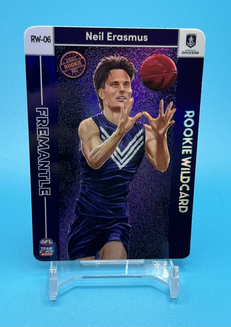2023 AFL Teamcoach Rookie Wildcard Neil Erasmus - EJ Cards