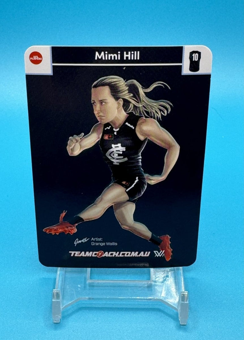 2023 AFLW Teamcoach Star Wildcard Mimi Hill - EJ Cards