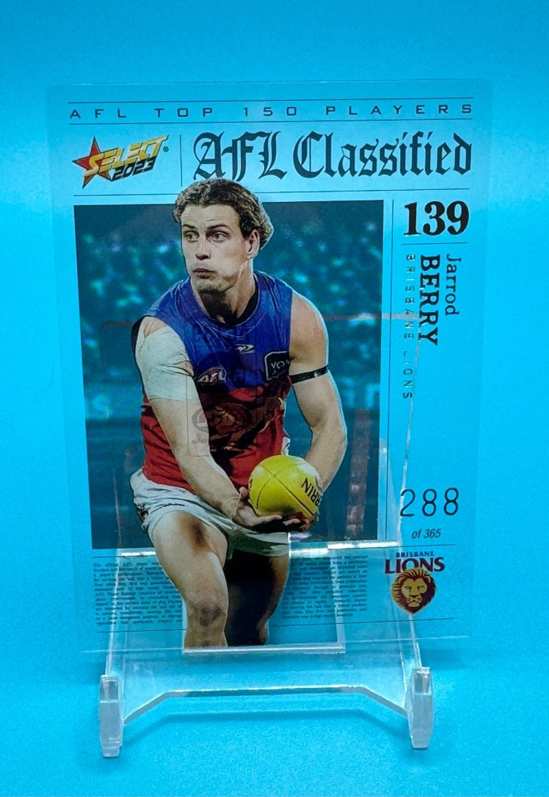 2023 Footy Stars Classifieds Jarrod Berry 139 - EJ Cards