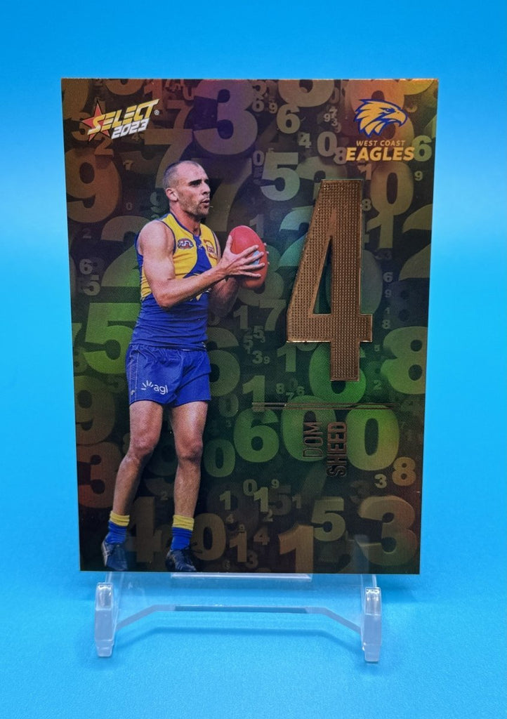 2023 Footy Stars Numbers Dom Sheed N194 - EJ Cards