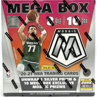 2020/21 Panini Basketball  Mosaic Mega Box