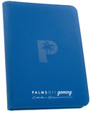 Palms Collector's Series 9 Pocket Zip Trading Card Binder - BLUE