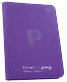 Palms Collector's Series 9 Pocket Zip Trading Card Binder - PURPLE - EJ Cards