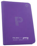 Palms Collector's Series 9 Pocket Zip Trading Card Binder - PURPLE